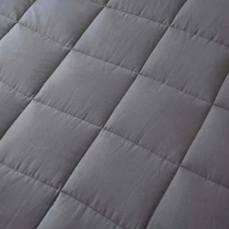 Verzwaarde deken voor slaapangst bed met gequilt katoenen ontwerp plaid