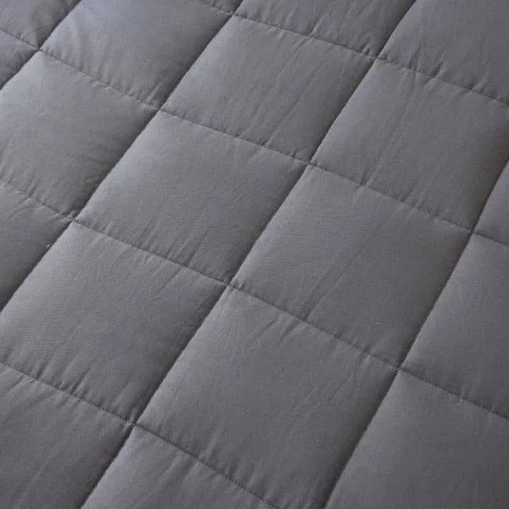 Verzwaarde deken voor slaapangst bed met gequilt katoenen ontwerp plaid