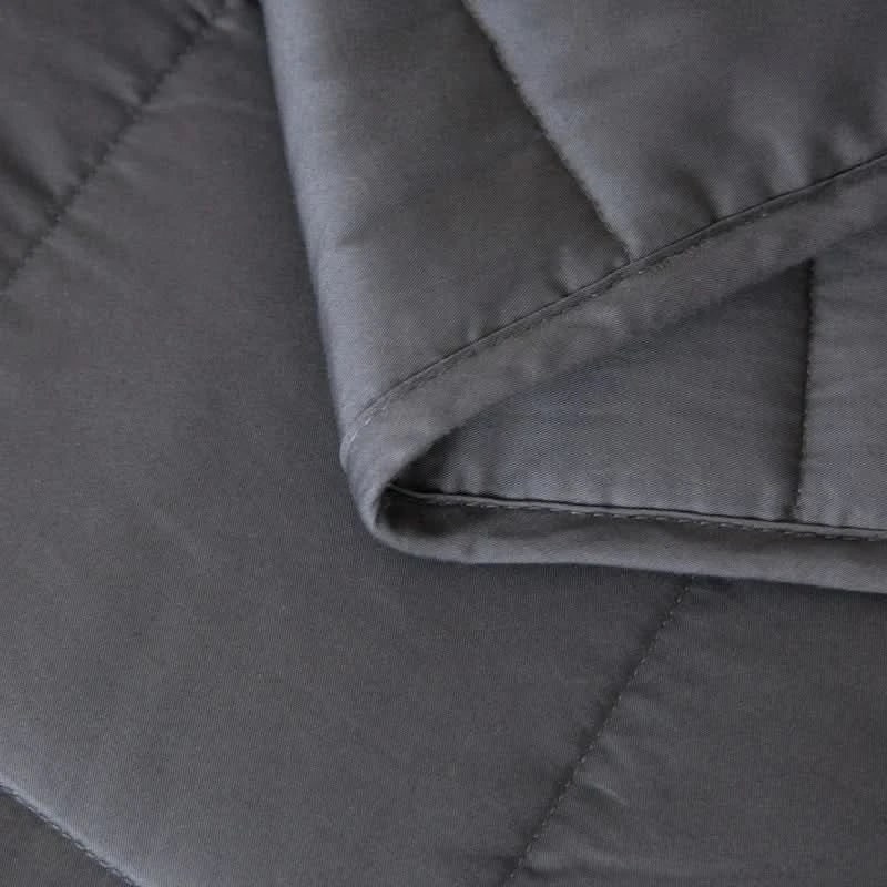 Verzwaarde deken voor slaapangst bed met gequilt katoenen ontwerp plaid
