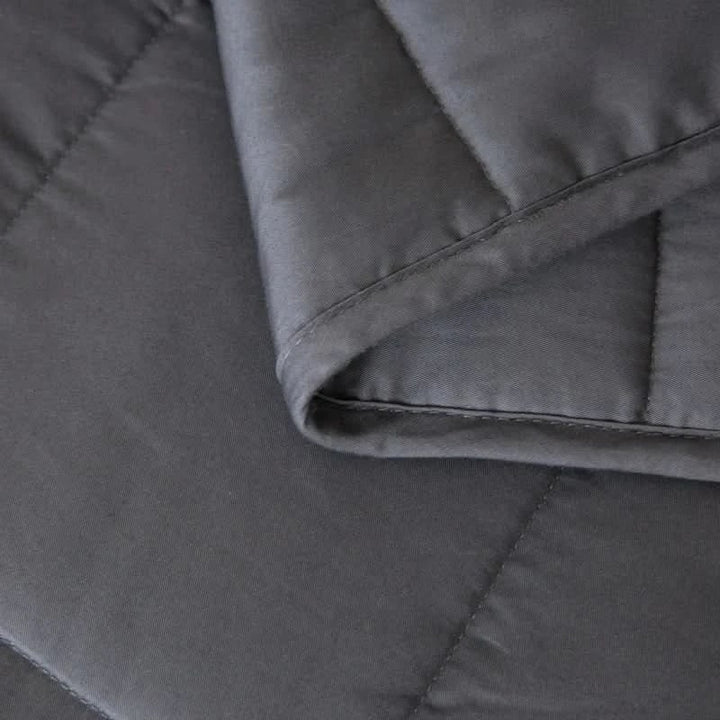 Verzwaarde deken voor slaapangst bed met gequilt katoenen ontwerp plaid