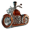 Whiskykaraf motorfiets glas helder fles cruiser display cadeau drank