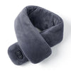 Verwarmde damessjaal nekwarmer met pluche fleece en trillingsmassage voor kasjmier
