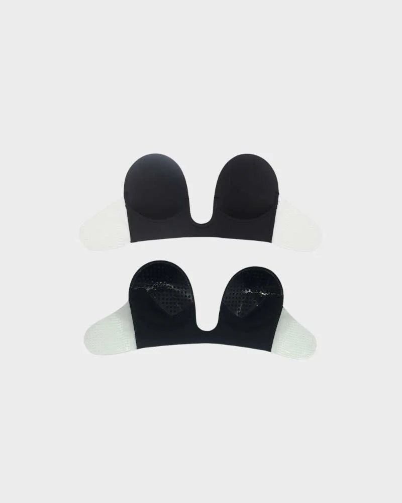 Strapless backless zelfklevende push-up bh