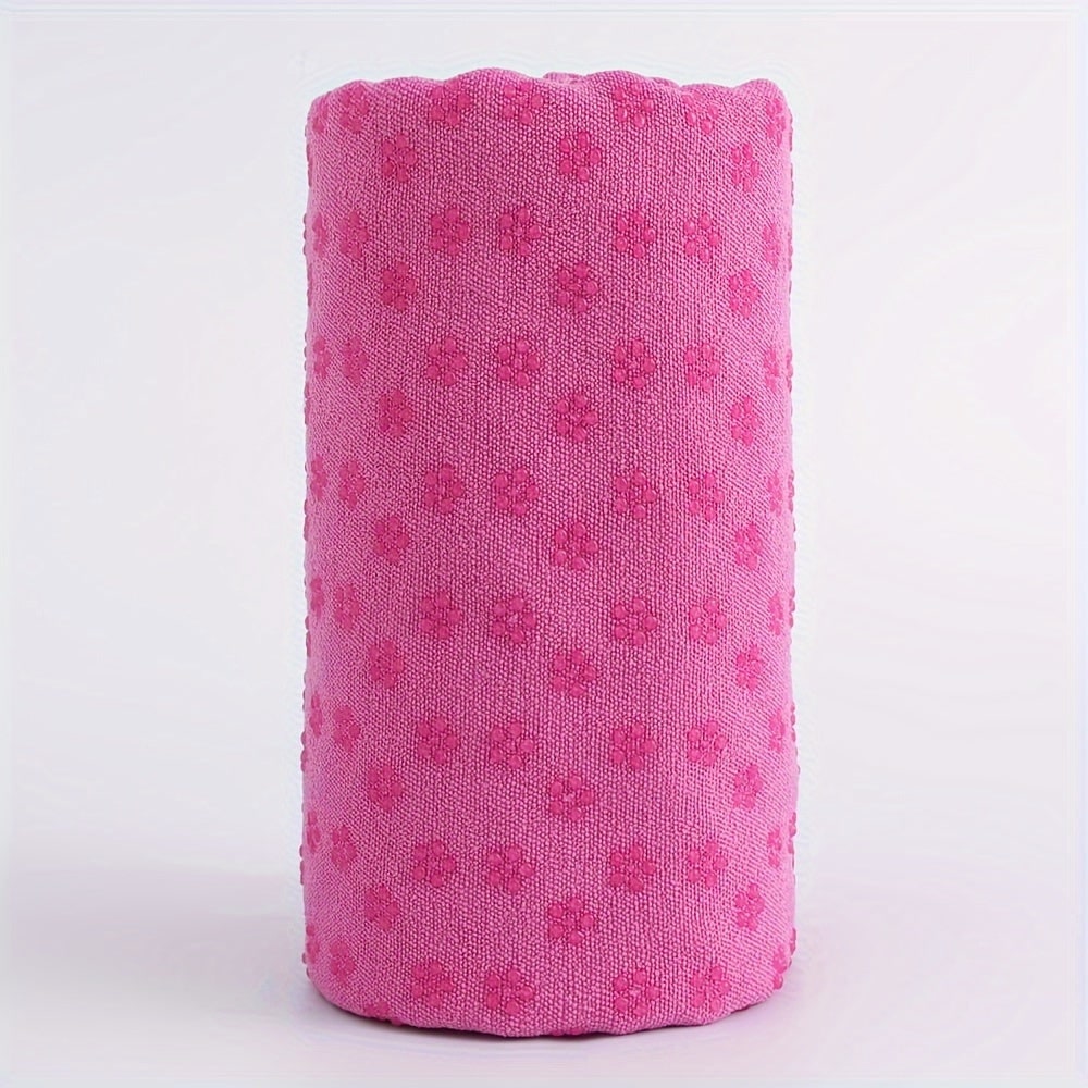 Yogamat-handdoek van microvezel, antislip met grip-noppen, 183x63cm
