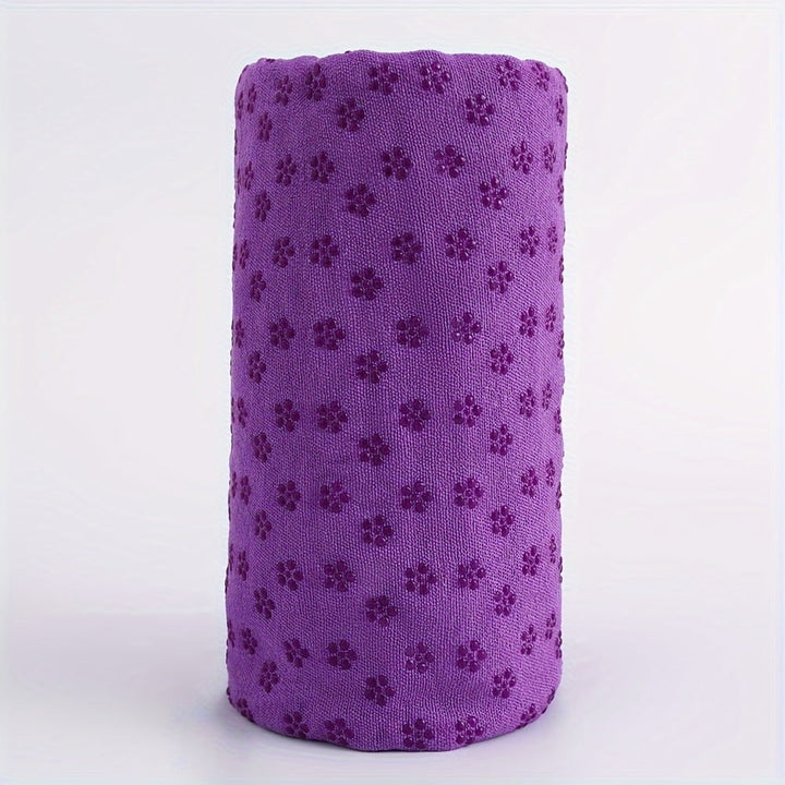 Yogamat-handdoek van microvezel, antislip met grip-noppen, 183x63cm