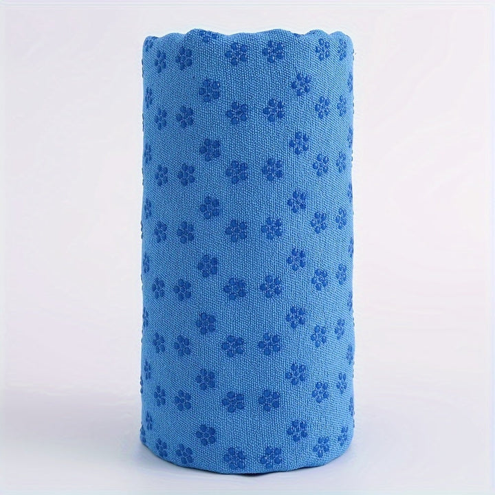 Yogamat-handdoek van microvezel, antislip met grip-noppen, 183x63cm