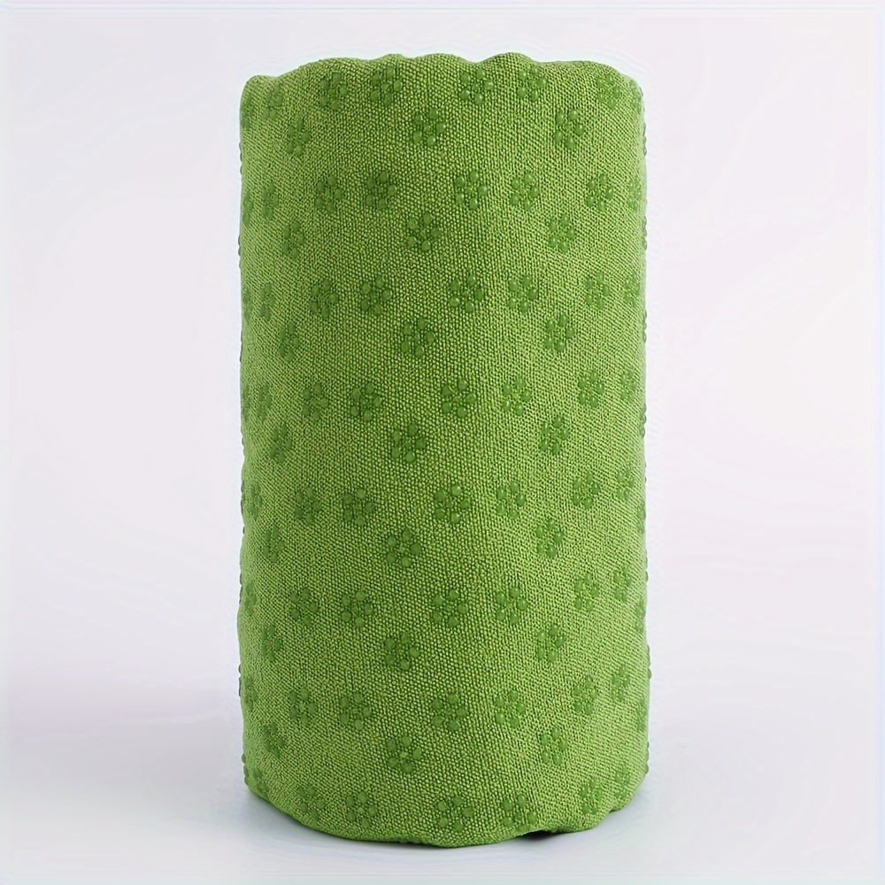 Yogamat-handdoek van microvezel, antislip met grip-noppen, 183x63cm