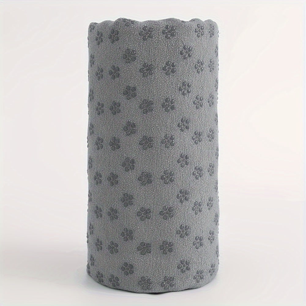 Yogamat-handdoek van microvezel, antislip met grip-noppen, 183x63cm