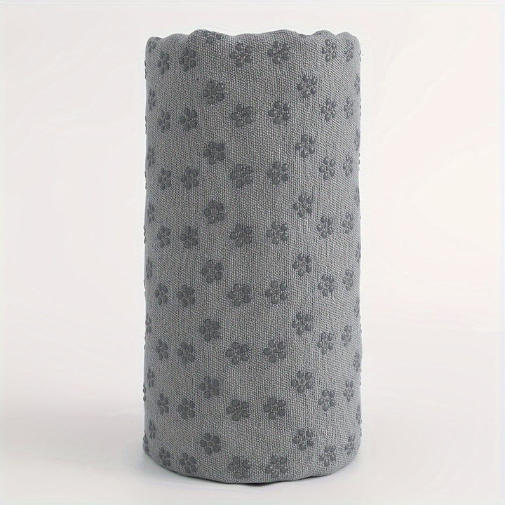 Yogamat-handdoek van microvezel, antislip met grip-noppen, 183x63cm