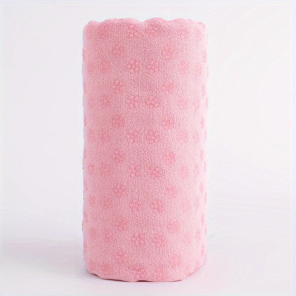 Yogamat-handdoek van microvezel, antislip met grip-noppen, 183x63cm