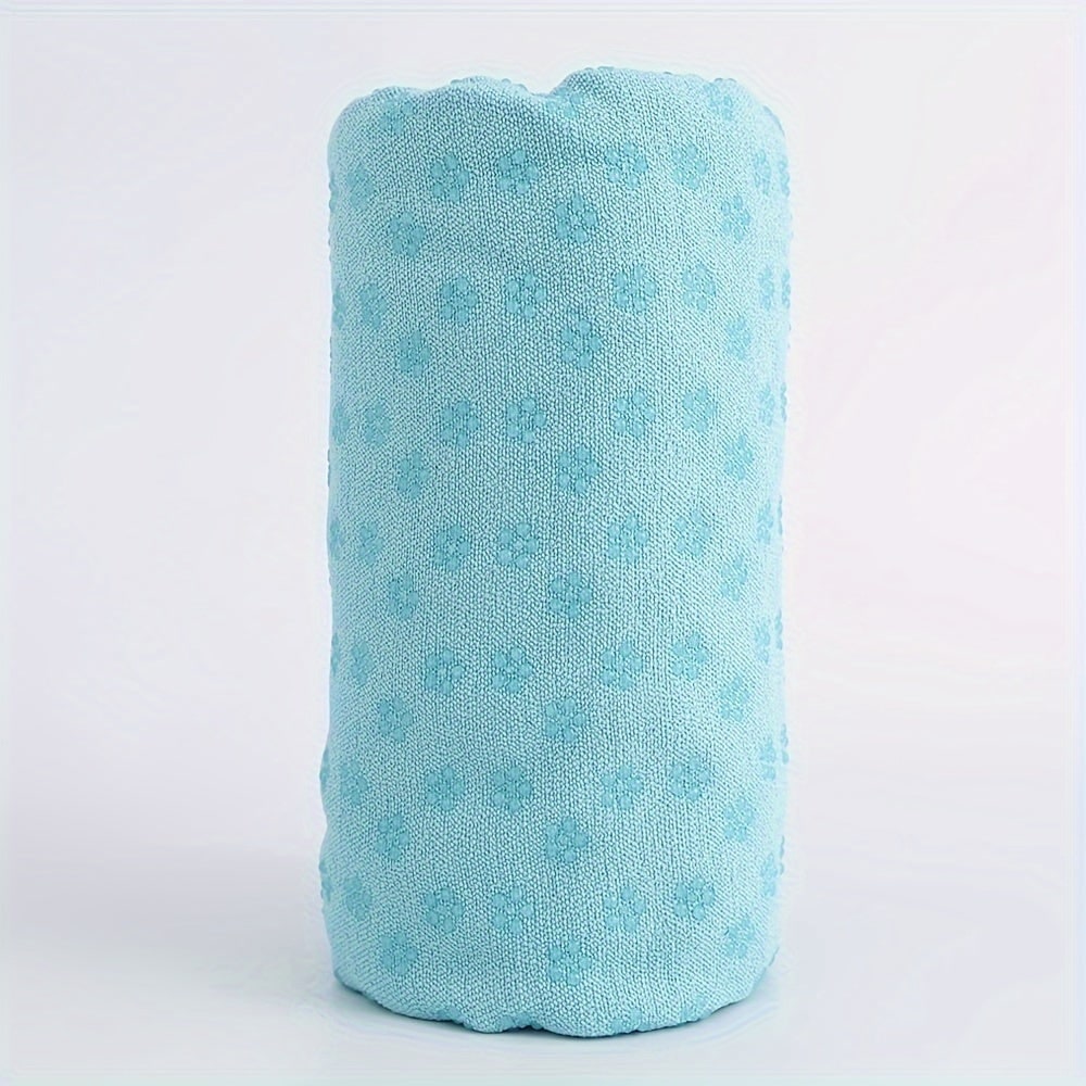Yogamat-handdoek van microvezel, antislip met grip-noppen, 183x63cm