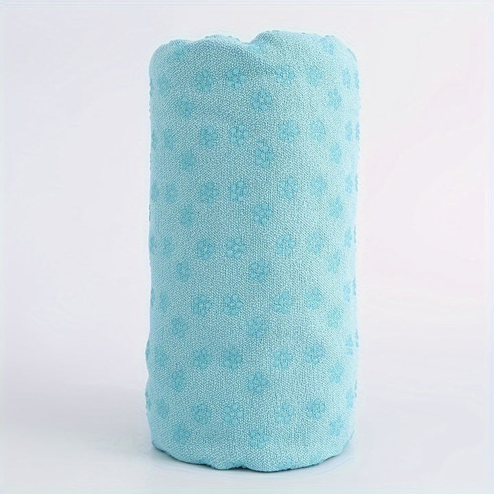 Yogamat-handdoek van microvezel, antislip met grip-noppen, 183x63cm